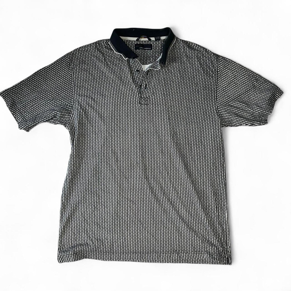 Greg Norman Golf Shirt Men’s Large Tight Knit Performance Casual Tee Gray - Picture 1 of 8